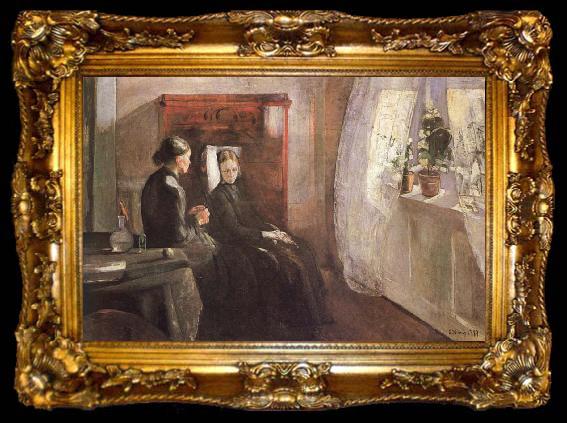 framed  Edvard Munch Mother and Daughter, ta009-2